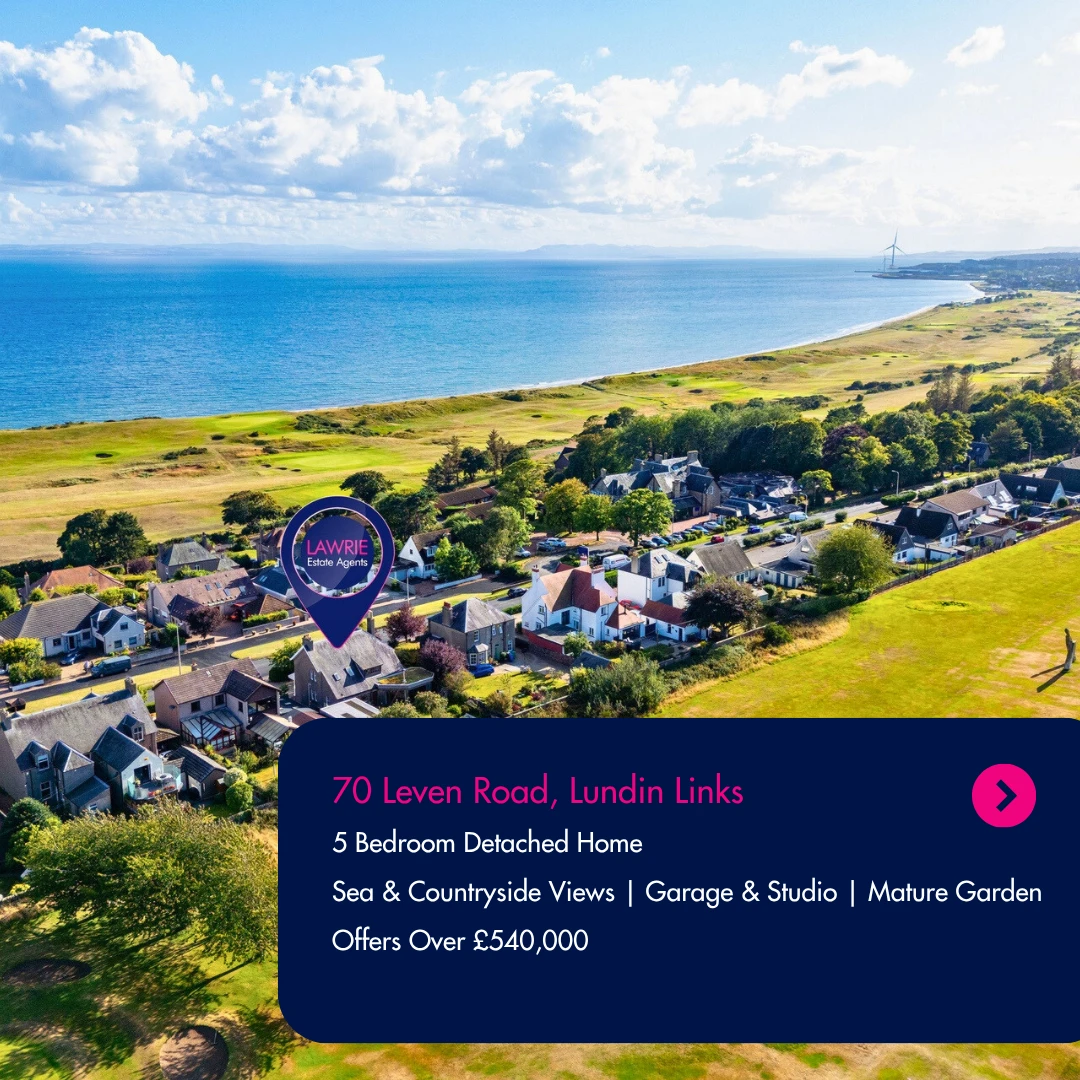 Lawrie Estate Agents coastal property campaign for Lundin Links